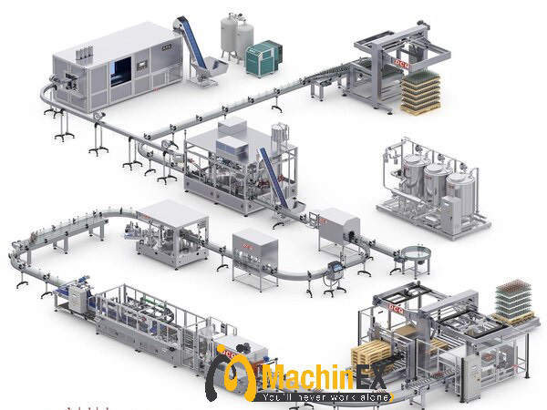 dây chuyền chiết rót đóng chai nước trái cây