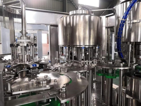 máy chiết rót, đóng nắp, in date chai