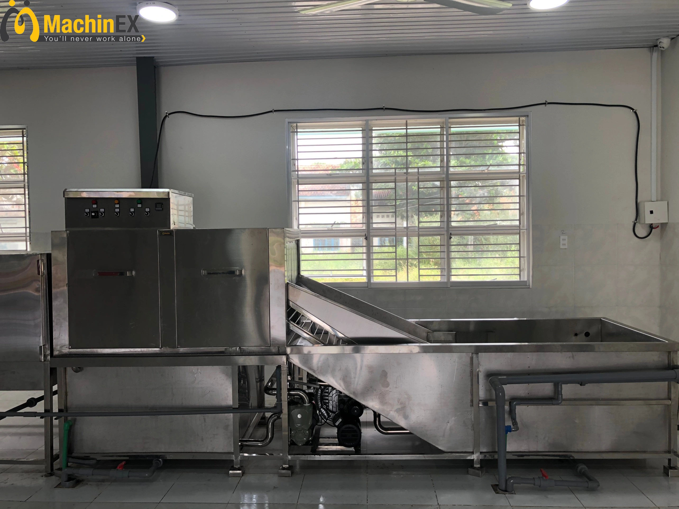 dây chuyền rửa thăng long tự động
