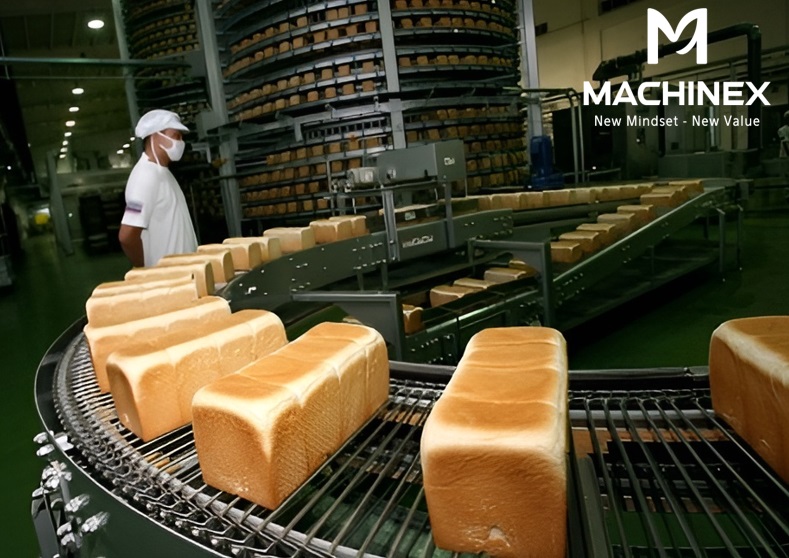 dây chuyền sản xuất bánh mì công nghiệp