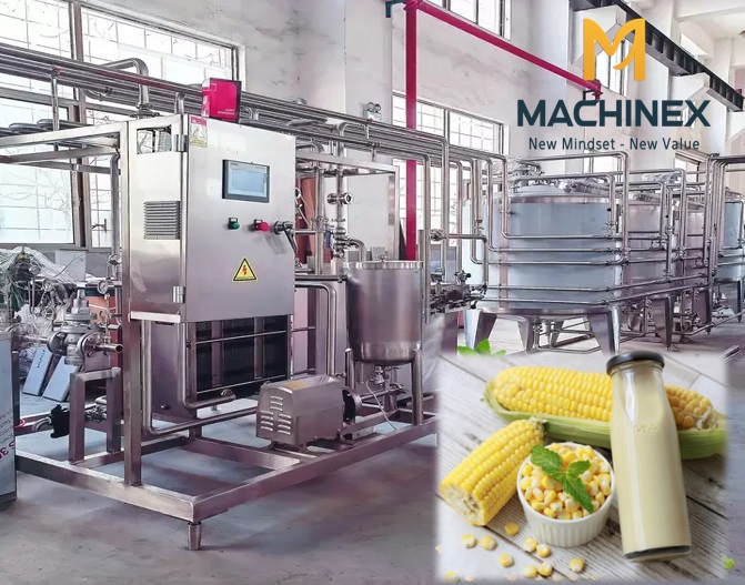Sữa bắp chất lượng từ quy trình chuẩn