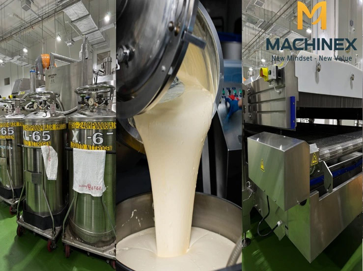 dây chuyền sản xuất sữa đặc