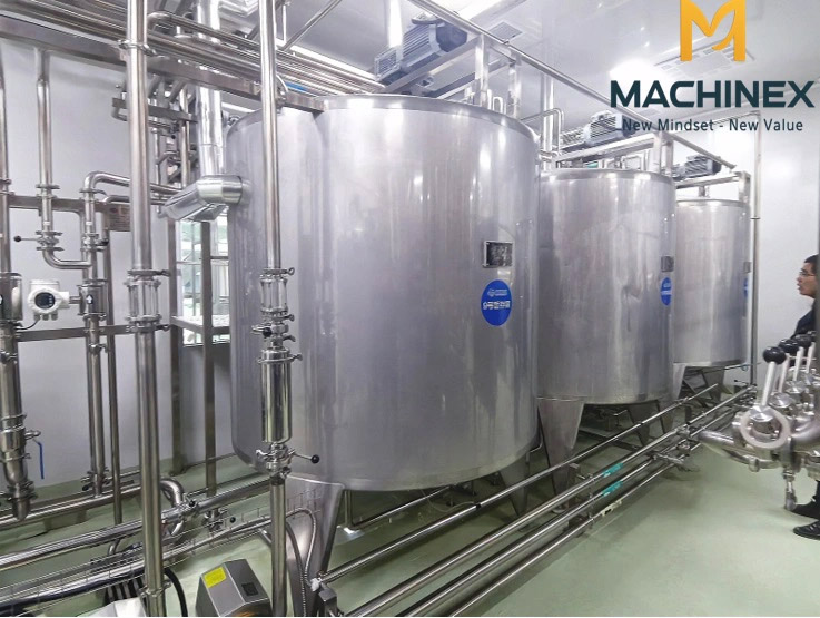 dây chuyền sản xuất sữa đặc khép kín