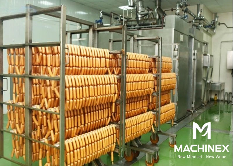 dây chuyền sản xuất xúc xích công nghiệp khép kín