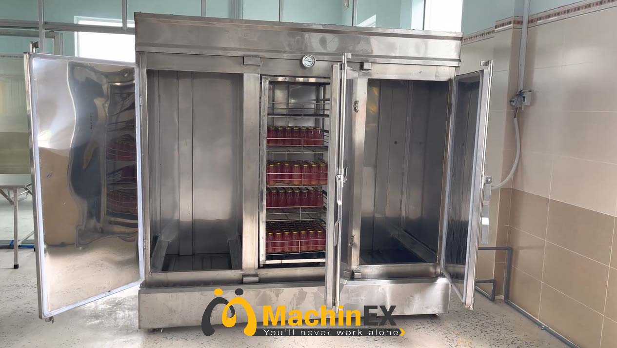 tủ hấp thanh trùng nước ép trái cây 30 khay