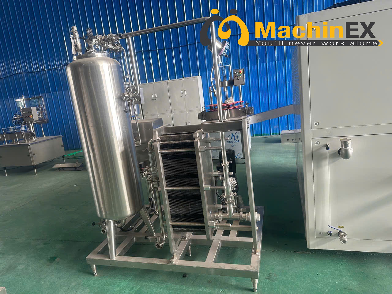 hệ thống bài khí nước ép