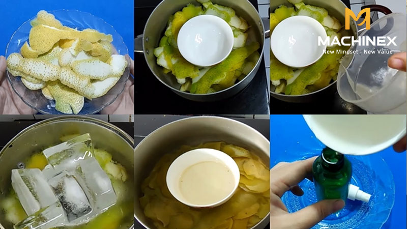 Hướng dẫn chưng cất tinh dầu Sả, Cam, Bưởi, Tràm, Bạc Hà... tại nhà