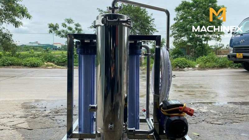 Lọc trong rượu bằng máy