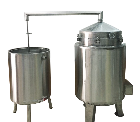 Nồi hơi nấu rượu bằng inox rất chắc chắn