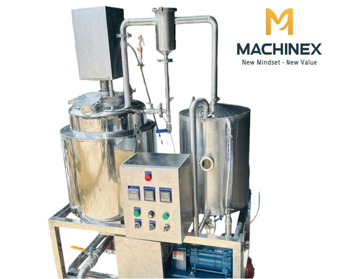 máy cô đặc dược liệu chân không machinex