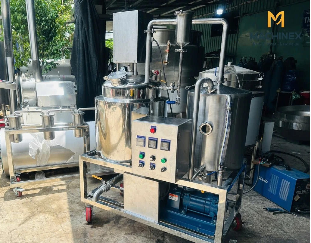 máy cô đặc dược liệu công nghiệp