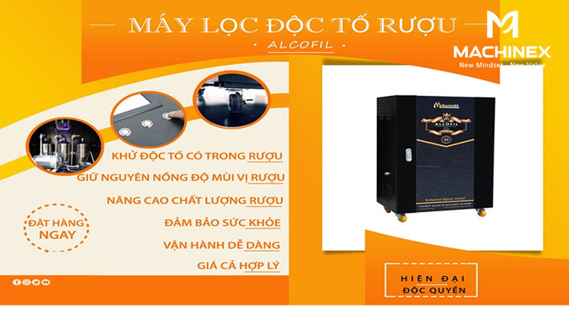 Máy lọc rượu gia đình và những điều cần phải biết