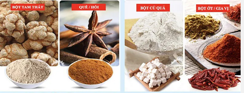 Máy nghiền bột siêu mịn phù hợp cho những loại nguyên liệu nào?