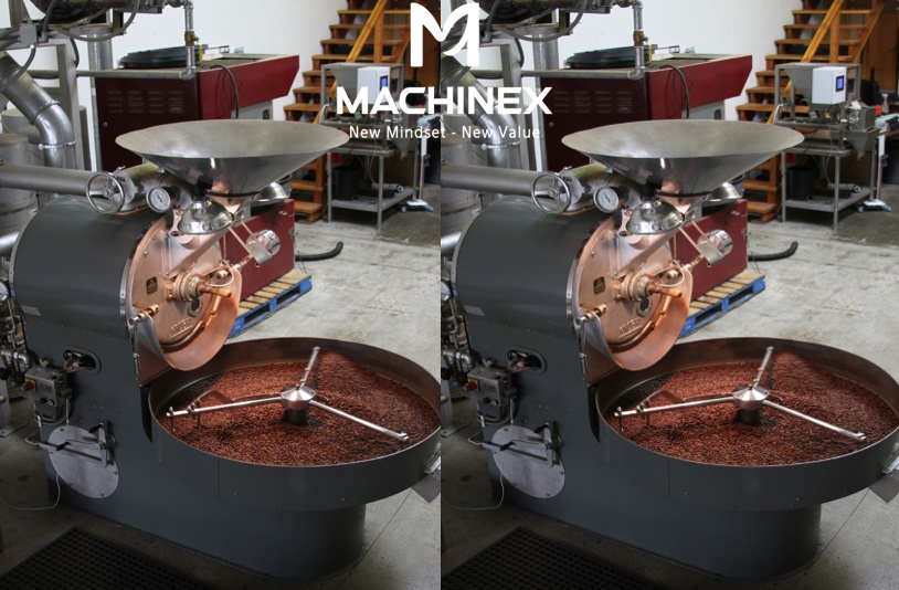 Máy rang cà phê năng suất cao