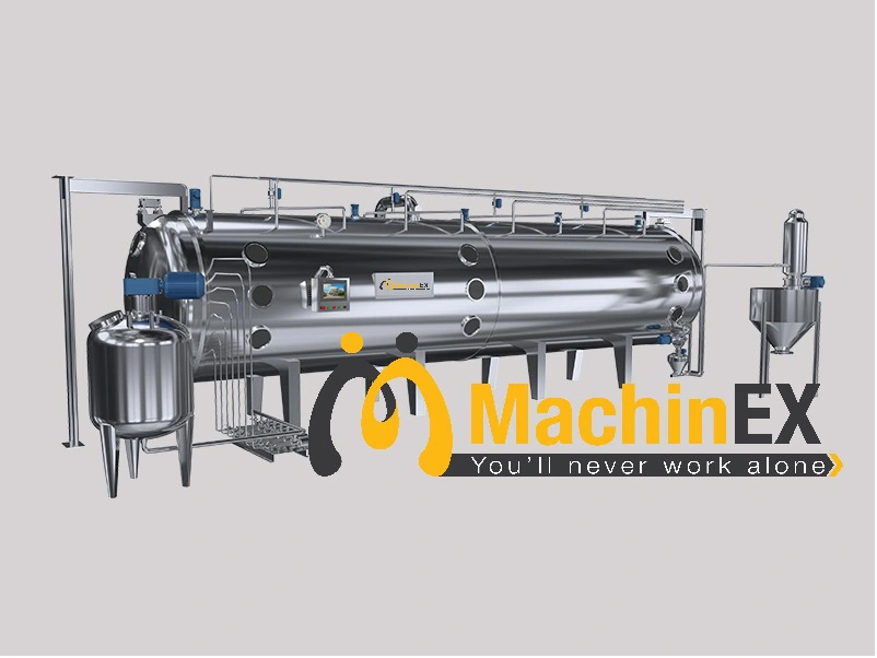 máy sấy băng tải chân không nhiệt độ thấp