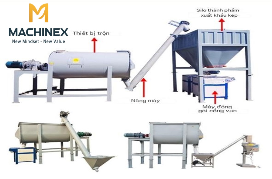 Thiết bị trộn dung tích lớn