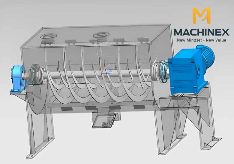 Máy trộn bột, gia vị hiệu quả