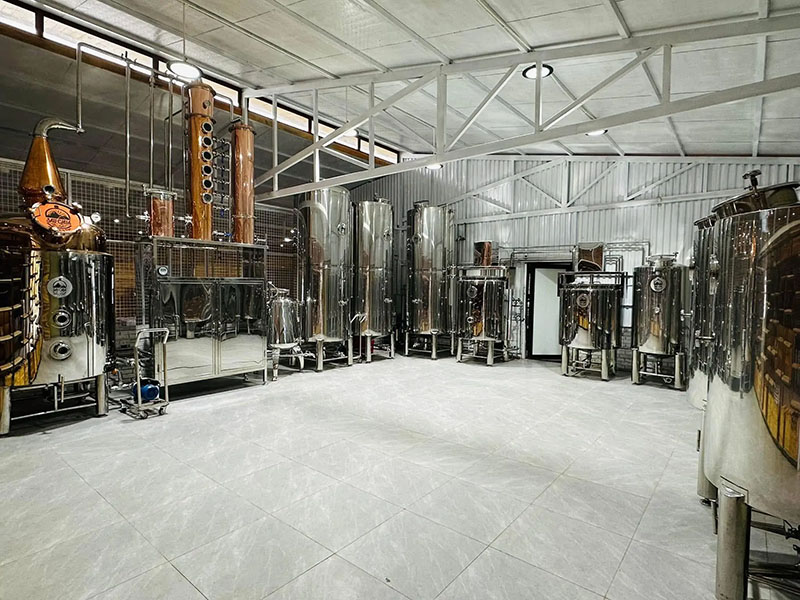 quy mô sản xuất rượu