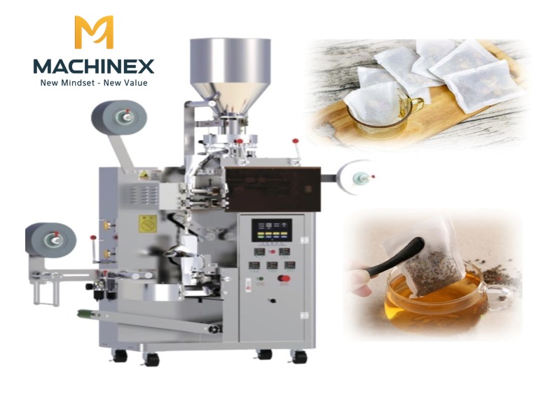 Trà túi lọc trong dây chuyền sản xuất