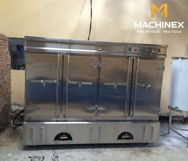 Tủ hấp cơm công nghiệp an toàn