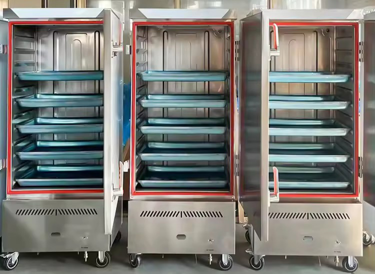 tủ hấp cơm công nghiệp bằng điện