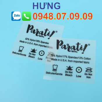 Cách sử dụng nhãn ép nhiệt