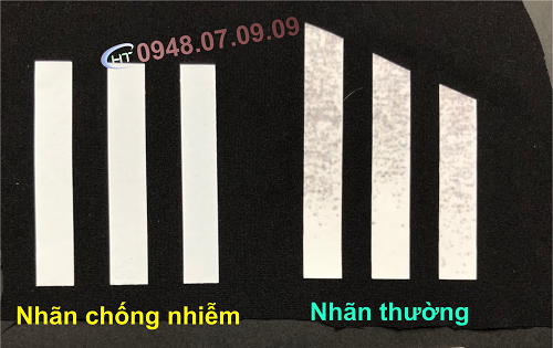 Nhãn bị nhiễm màu vải