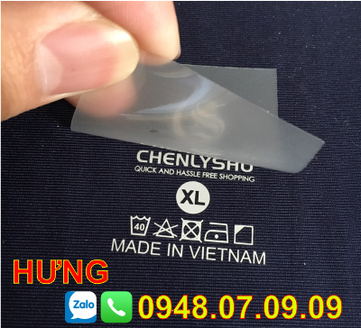 Các loại nhãn ép nhiệt