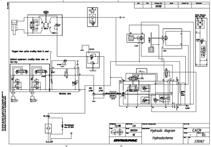 Hệ thống thủy lực xe lu 