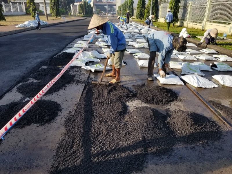 Ứng dụng của bê tông Asphalt trong tu sử mặt đường