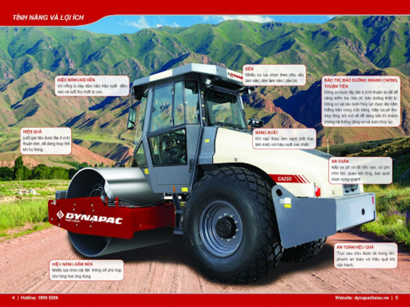 chọn nơi bán xe lu rung dynapac