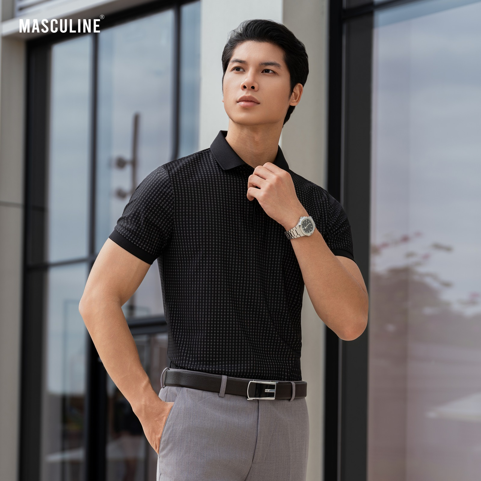 Áo polo nam thoáng mát đến từ thương hiệu MASCULINE
