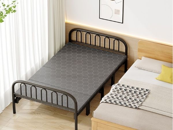 Giường sắt hộp gấp gọn, tiết kiệm diện tích phòng ngủ