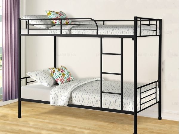 Giường sắt hộp tầng giúp tiết kiệm không gian