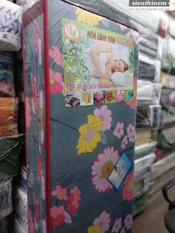 Nệm bông ép gấp 3 Korea Loan Vinh chất lượng và cao cấp