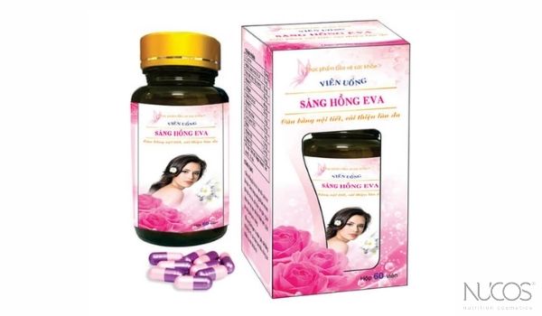 Viên uống sáng da Eva giúp bổ sung nội tiết cho chị em phái đẹp 