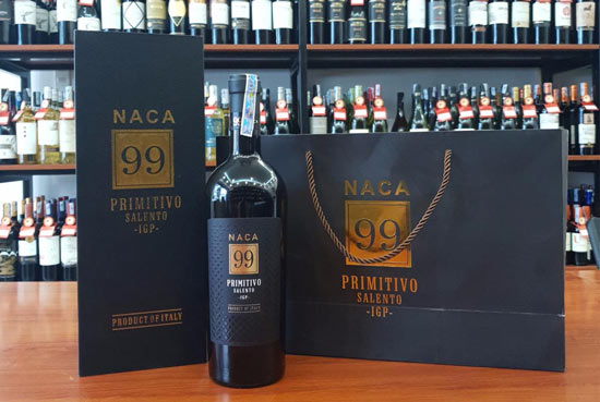 Rượu vang Ý Naca 99 Primitivo Salento