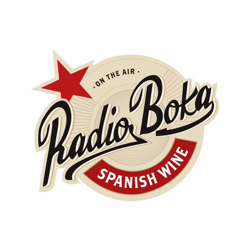 Logo rượu vang trắng Radio Boka