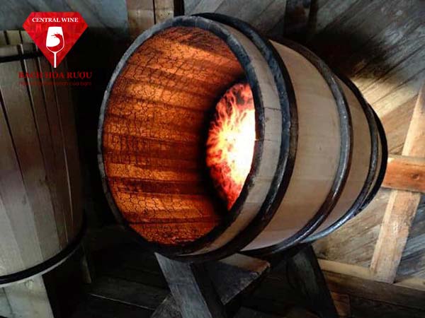 Đốt thùng sồi pháp