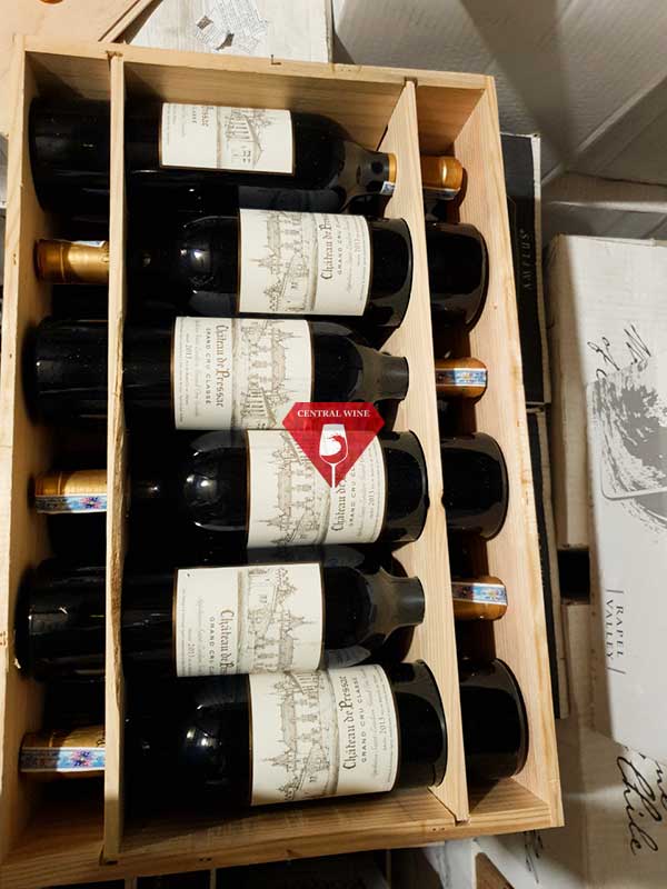 Quy cách thùng chateau de pressac saint emilion grand cru classe