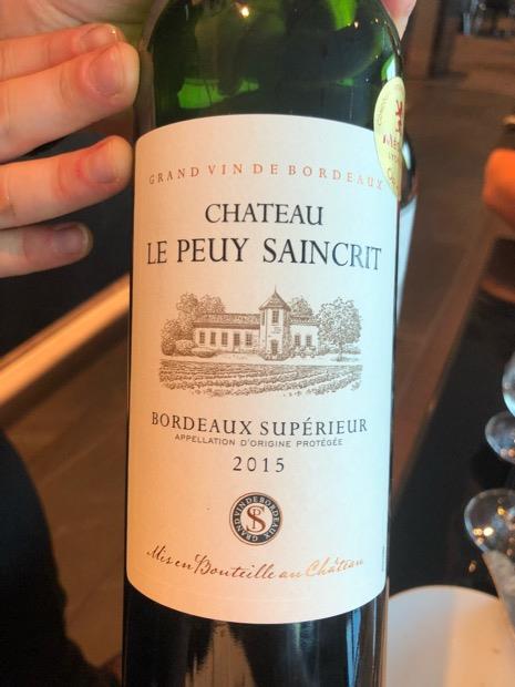 Chateau Le Peuy Saincrit Bordeaux Superieur