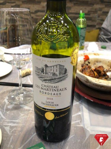 hương vị rượu vang chateau les martineaux bordeaux