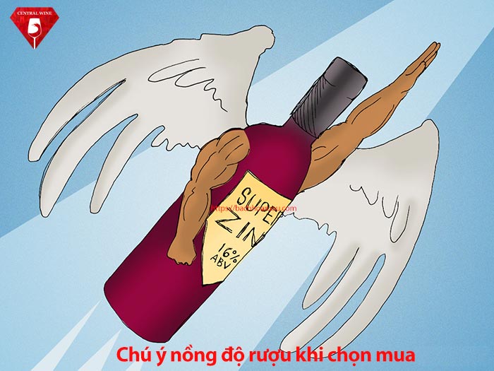 chú ý nồng độ rượu khi chọn mua