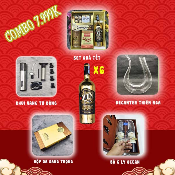 Combo quà tết Bách Hóa Rượu BHRT 03