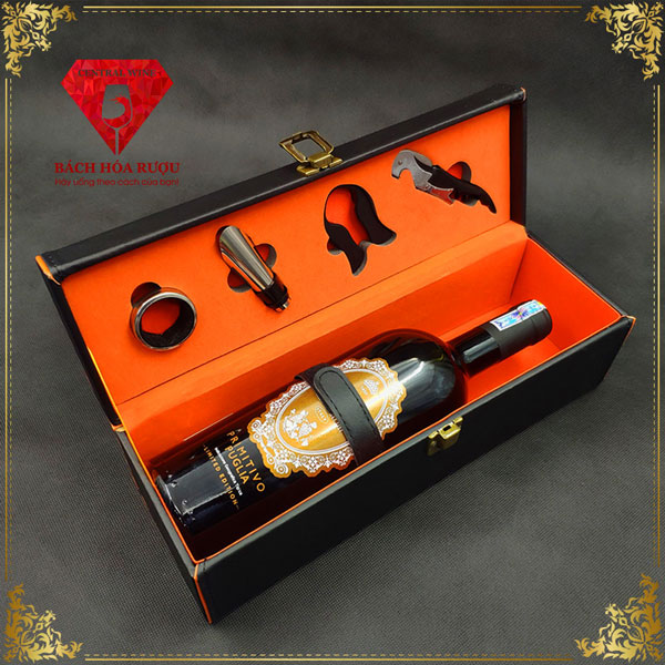 Hộp quà đơn đựng rượu vang ý