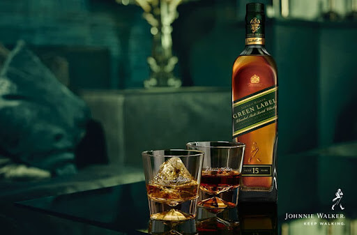 Hộp quà Rượu Johnnie Walker Green Label 15