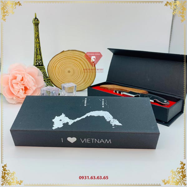 Dụng cụ mở rượu vang hộp Tôi Yêu Việt Nam