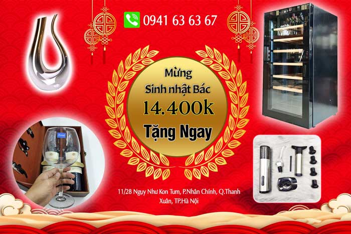 khuyến mãi 19/05 Vang & Bác