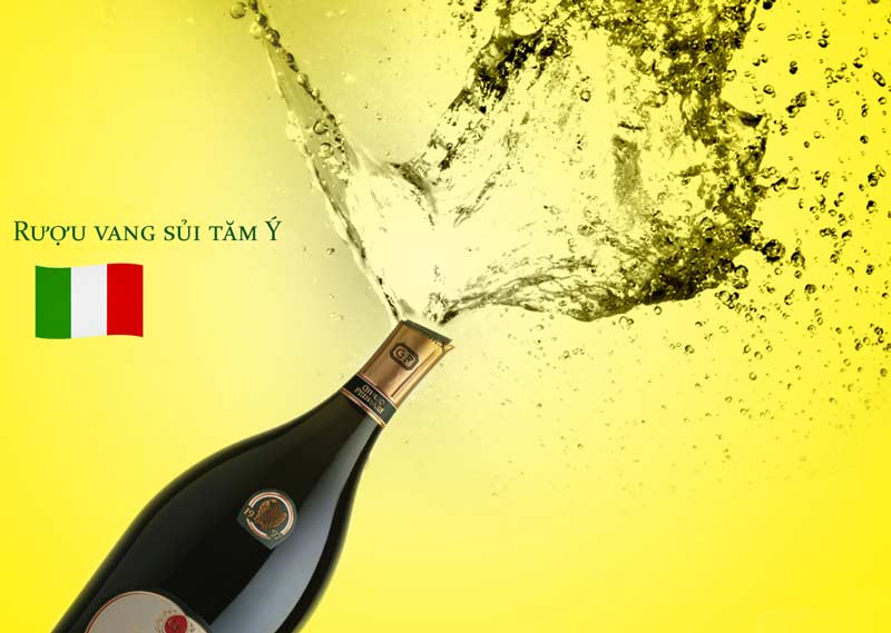 Làm quen với rượu vang sủi tăm Ý