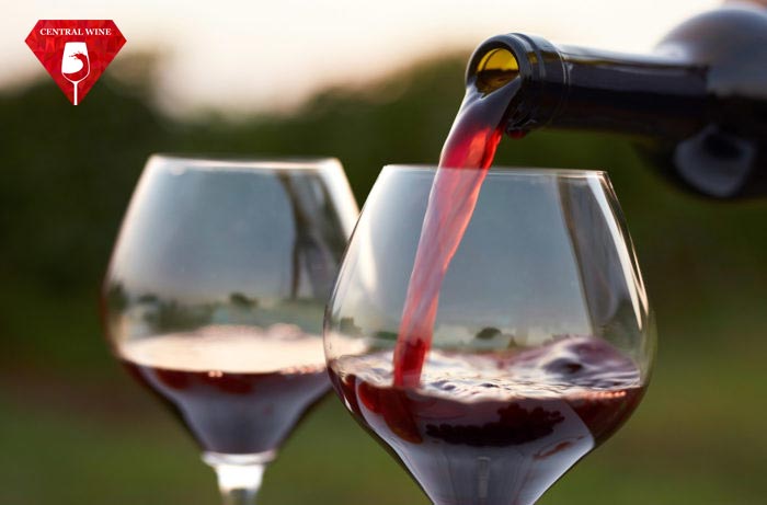 nếm thử rượu vang đỏ